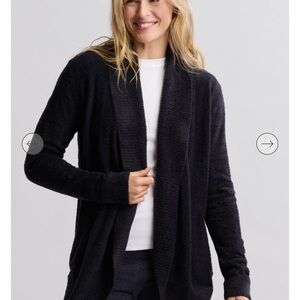 Barefoot Dreams Black Cardigan Sweater